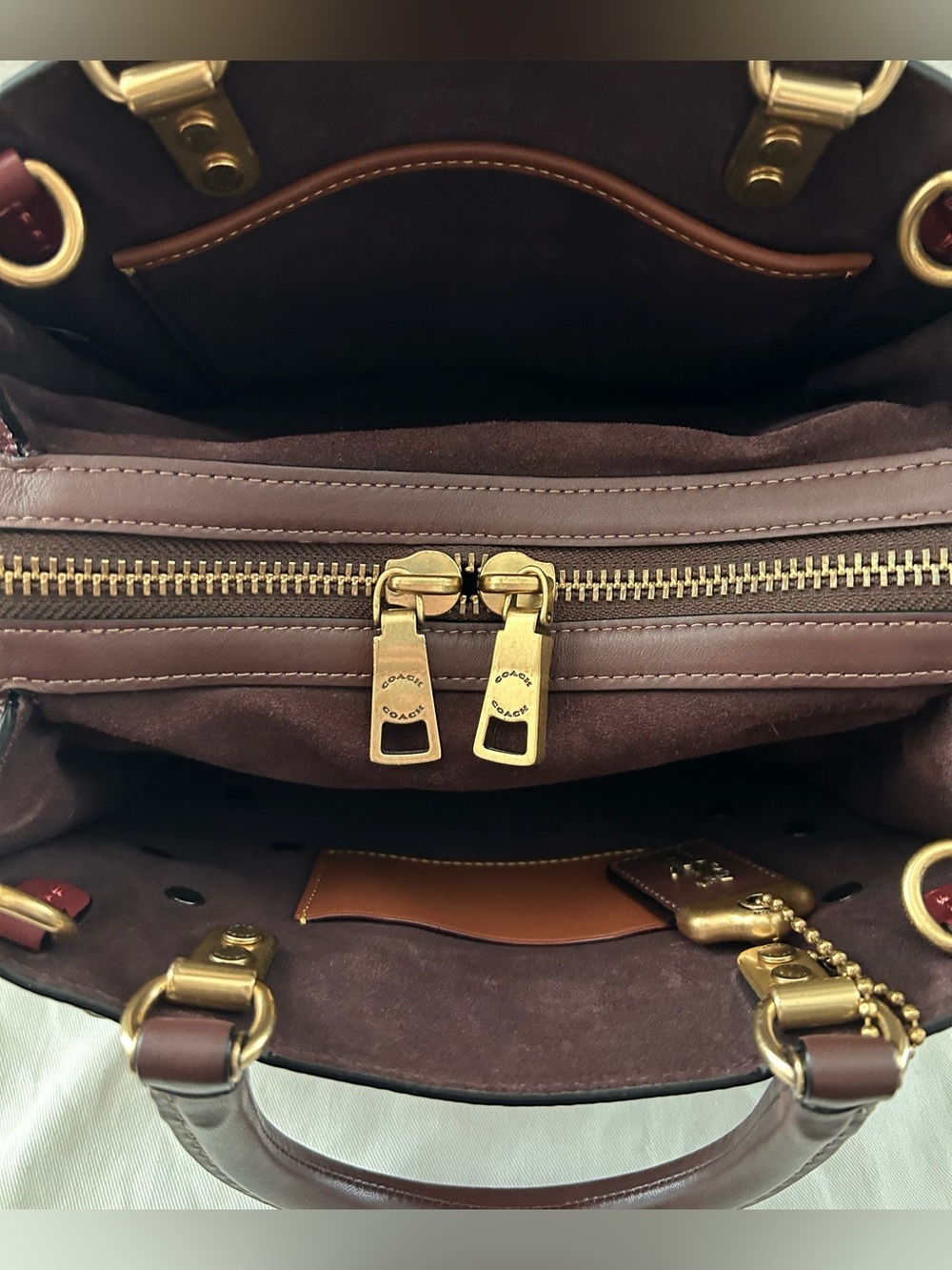 Coach Rogue 25 Bag Tea Roses - Picture 9 of 12